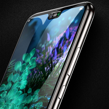 Picasee ochronne szkło hartowane 3D z ramką do Honor 8X - czarne
