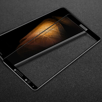 3x Picasee ochronne szkło hartowane 3D z ramką do Huawei Y7 Prime (2018) - czarne – 2+1 gratis