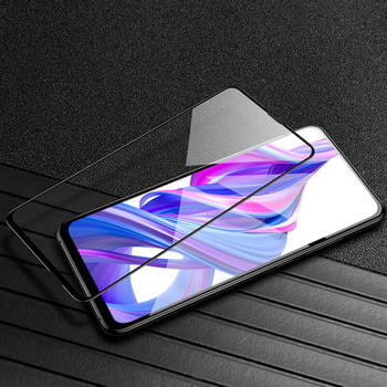 3x Picasee ochronne szkło hartowane 3D z ramką do Xiaomi Redmi 12C - czarne – 2+1 gratis