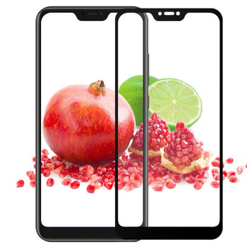 3x Picasee ochronne szkło hartowane 3D z ramką do Xiaomi Mi 8 Lite - czarne – 2+1 gratis