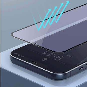 Picasee ochronne szkło hartowane 3D z ramką do Apple iPhone 15 Pro - czarne