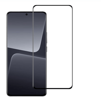 3x szkło hartowane 3D z ramką do Xiaomi 13T - czarne
