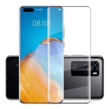 Zakrzywione szkło ochronne 3D do Huawei P40 Pro - czarne