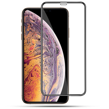 Picasee ochronne szkło hartowane 3D z ramką do Apple iPhone X/XS - czarne