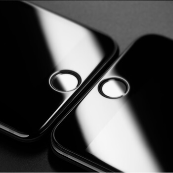 3x Picasee ochronne szkło hartowane 3D z ramką do Apple iPhone 7 - czarne – 2+1 gratis
