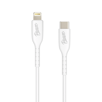 Picasee USB Kabel Lightning - USB C - Biała