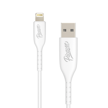 Picasee USB Kabel Lightning - USB 2.0 - Biała