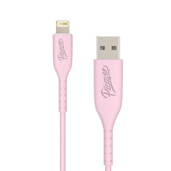 Picasee USB Kabel Lightning - USB 2.0 - Różowy