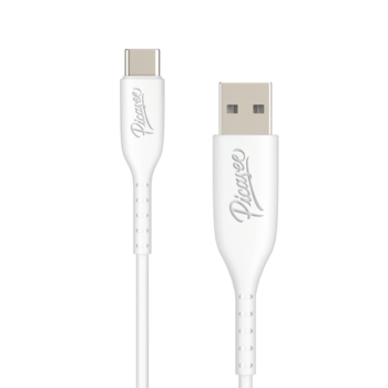Picasee USB Kabel USB C - USB 2.0 - Biała