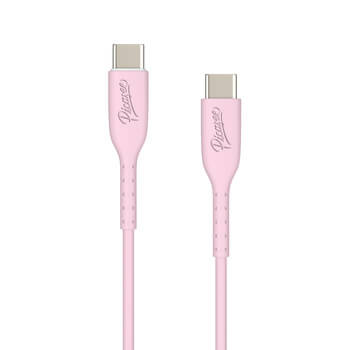 Picasee USB Kabel USB C - USB C - Różowy
