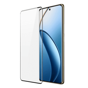 3x Zakrzywione szkło ochronne 3D do Realme 12 Pro 5G - czarne