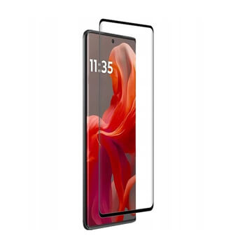3x szkło hartowane 3D z ramką do Motorola Moto G85 - czarne