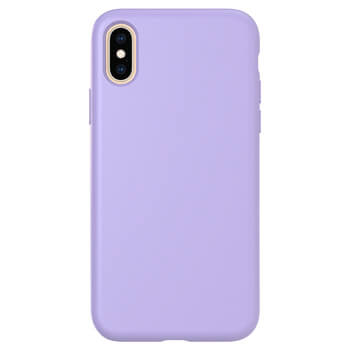 Picasee Liquid case Apple iPhone X/XS - Personalizowane grawerowanie - Fioletowy