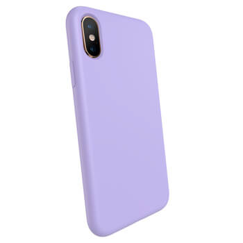 Etui na Apple iPhone X/XS - Personalizowane grawerowanie - Fioletowy
