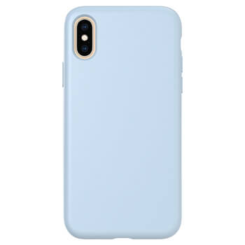 Picasee Liquid case Apple iPhone X/XS - Personalizowane grawerowanie - Niebieski