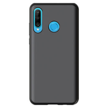 Picasee Liquid case Huawei P30 Lite - Personalizowane grawerowanie - Czarna