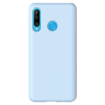 Picasee Liquid case Huawei P30 Lite - Personalizowane grawerowanie - Niebieski