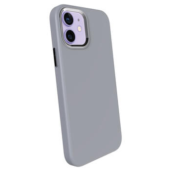 Etui na Apple iPhone 12 - Personalizowane grawerowanie - Szary