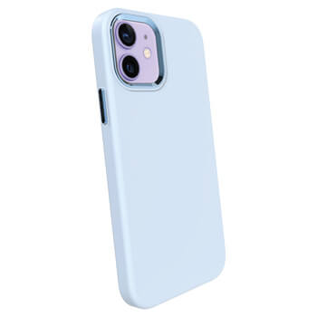Etui na Apple iPhone 12 - Personalizowane grawerowanie - Niebieski