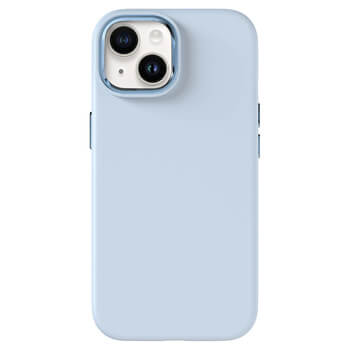 Picasee Premium case s MagSafe pro Apple iPhone 14 - Personalizowane grawerowanie - Niebieski