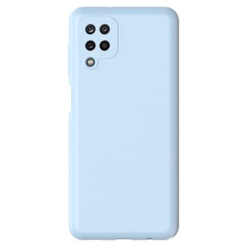 Picasee Liquid case Samsung Galaxy A12 A125F - Personalizowane grawerowanie - Niebieski