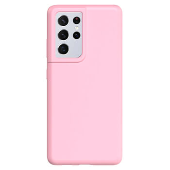 Picasee Liquid case Samsung Galaxy S21 Ultra 5G G998B - Personalizowane grawerowanie - Różowy