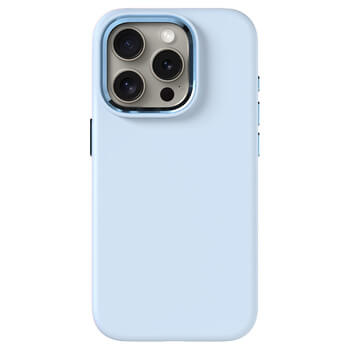Picasee Premium case s MagSafe pro Apple iPhone 15 Pro - Personalizowane grawerowanie - Niebieski