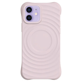 Picasee Shock-proof case s MagSafe Apple iPhone 12 - Personalizowane grawerowanie - Różowy