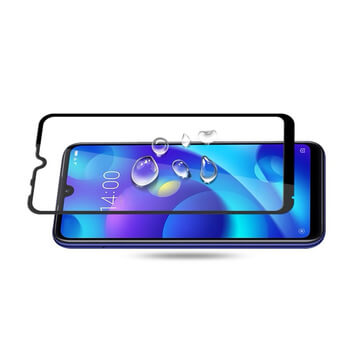 3x Picasee ochronne szkło hartowane 3D z ramką do Xiaomi Redmi 7 - czarne – 2+1 gratis