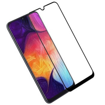 Szkło hartowane 3D z ramką do Samsung Galaxy A40 A405F - czarne