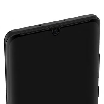 3x Picasee ochronne szkło hartowane 3D z ramką do Huawei P30 Lite - czarne – 2+1 gratis