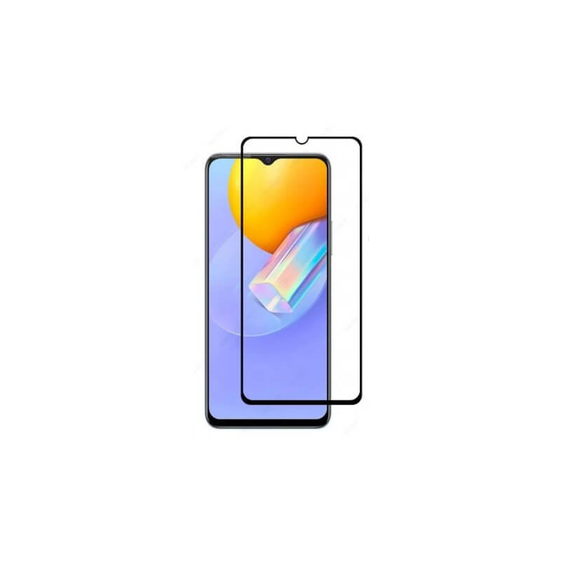 3x Picasee ochronne szkło hartowane 3D z ramką do Vivo Y52 5G - czarne – 2+1 gratis