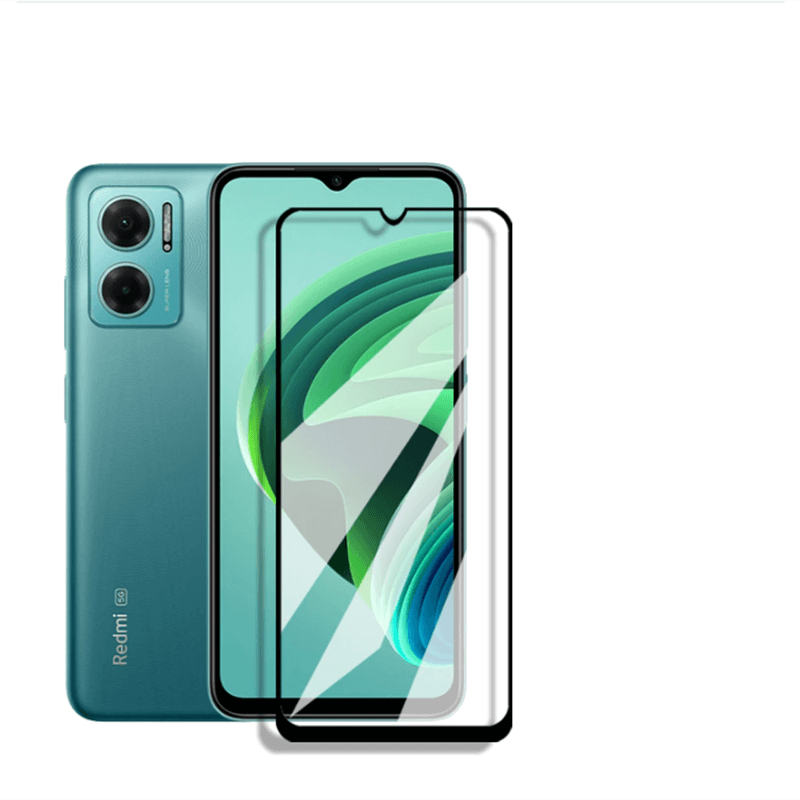 Picasee ochronne szkło hartowane 3D z ramką do Xiaomi Redmi 10 5G - czarne