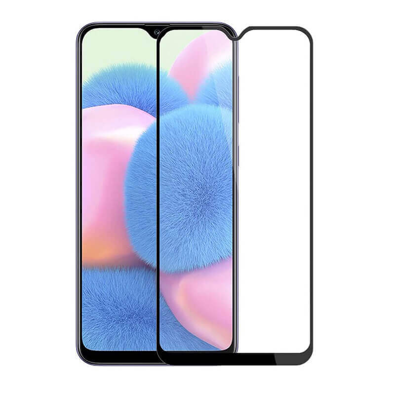 3x Picasee ochronne szkło hartowane 3D z ramką do Samsung Galaxy A54 5G A546B - czarne – 2+1 gratis