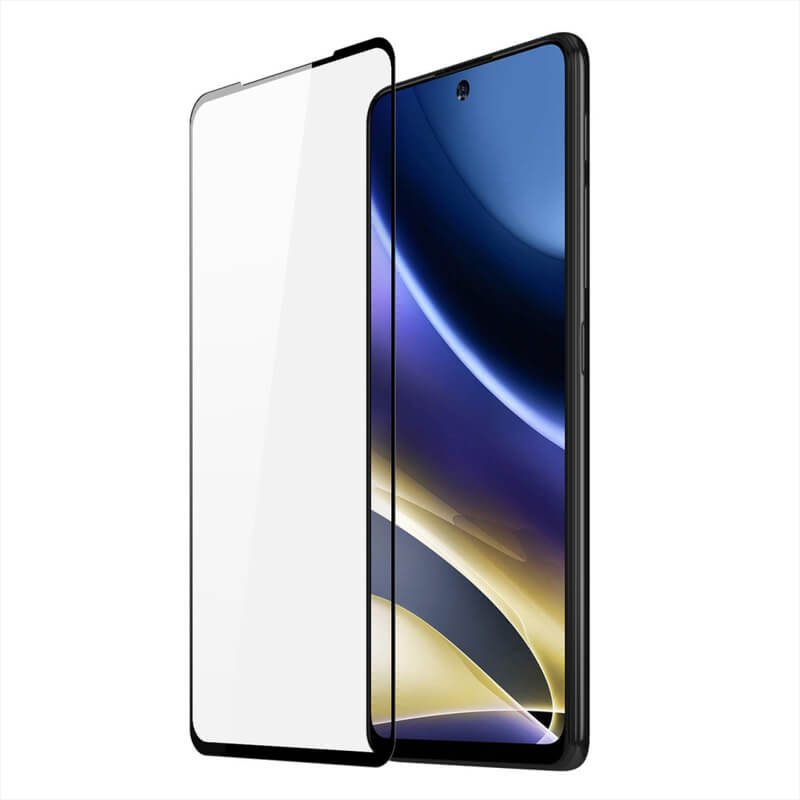Picasee ochronne szkło hartowane 3D z ramką do Motorola Moto G51 - czarne