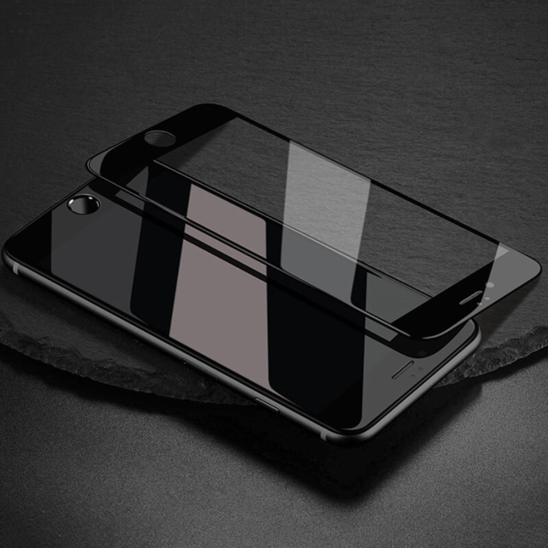 Ochronne Szkło Hartowane 3D Z Ramką Do Apple IPhone 6/6S - Czarne
