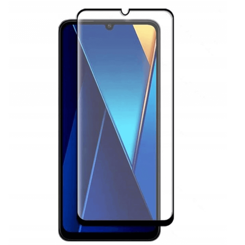 Picasee ochronne szkło hartowane 3D z ramką do Xiaomi Poco X6 Pro - czarne