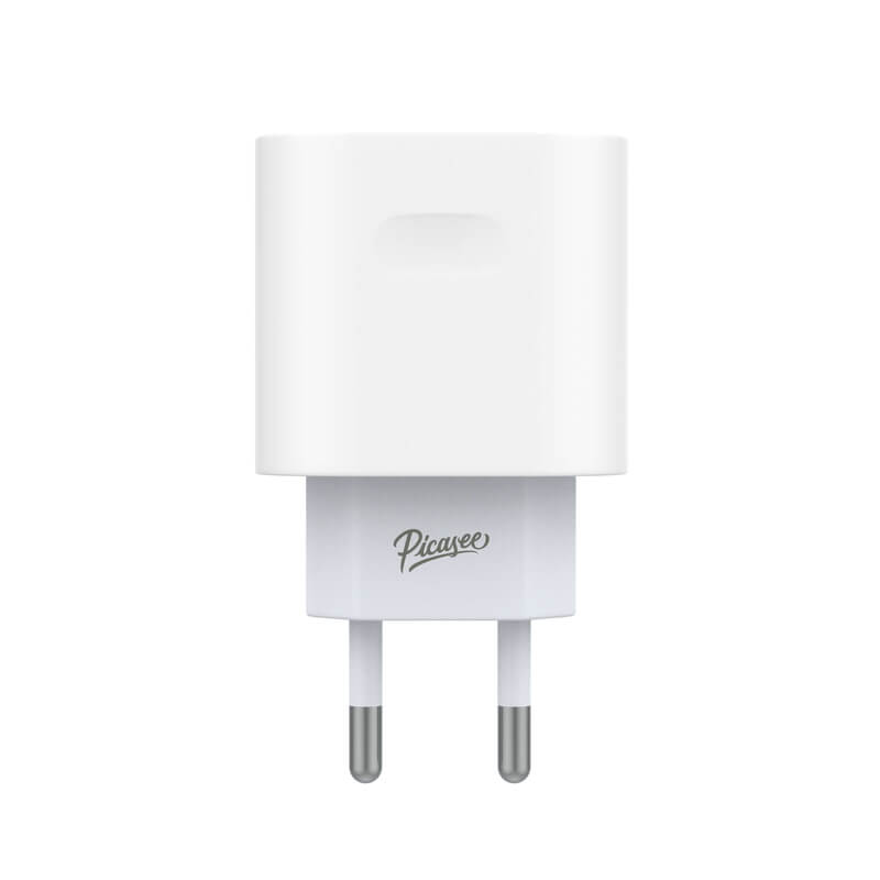 Picasee USB-C PD Unikalna ładowarka 20W - Biała