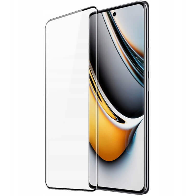 3x Picasee zakrzywione szkło ochronne 3D do Realme 11 Pro+ - czarne 2+1 gratis