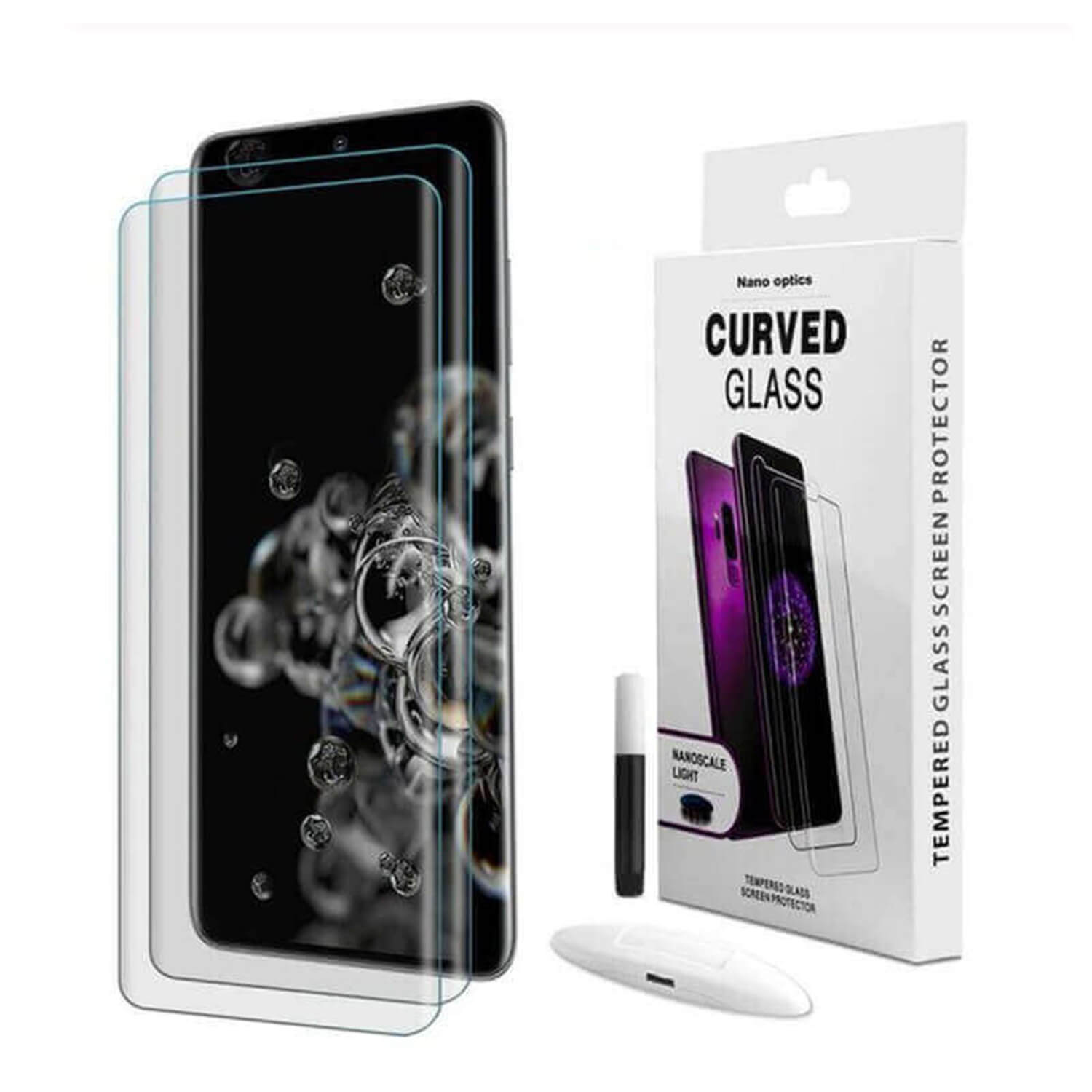 3x Picasee Zakrzywione szkło ochronne 3D UV do OnePlus 12 5G - 2+1 gratis
