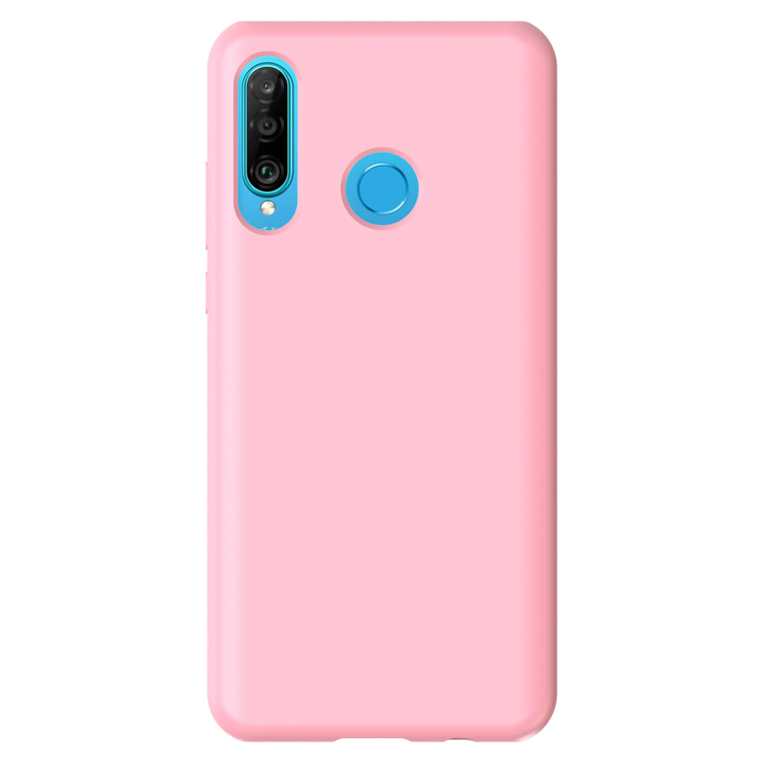 Picasee Liquid case Huawei P30 Lite - Personalizowane grawerowanie - Różowy