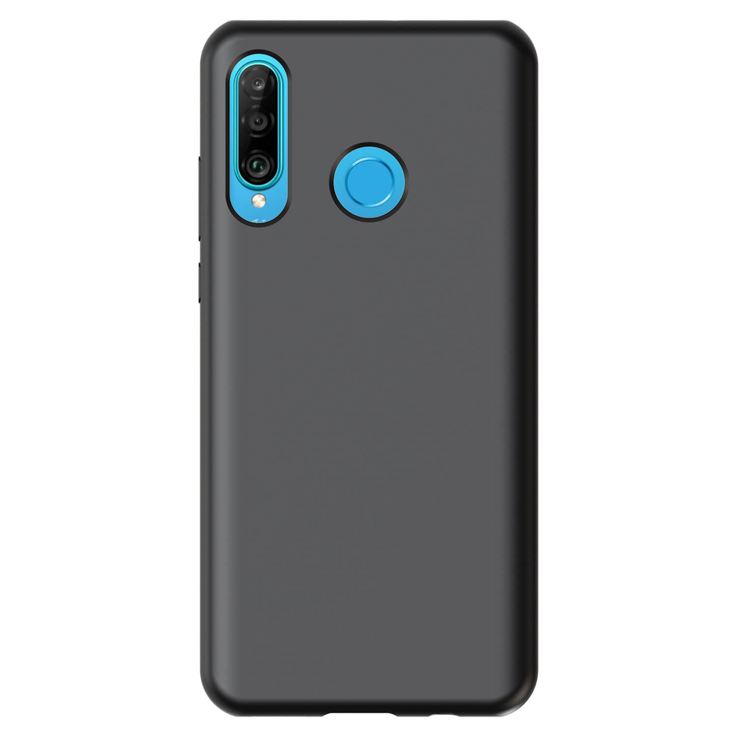 Picasee Liquid case Huawei P30 Lite - Personalizowane grawerowanie - Czarna