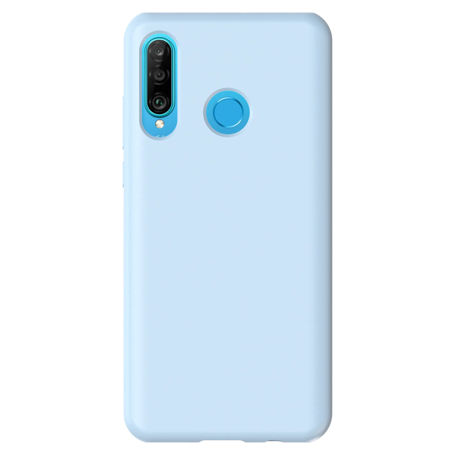 Picasee Liquid case Huawei P30 Lite - Personalizowane grawerowanie - Niebieski